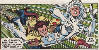 Silver Sable Behind