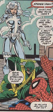 Spider-Man and Silver Sable