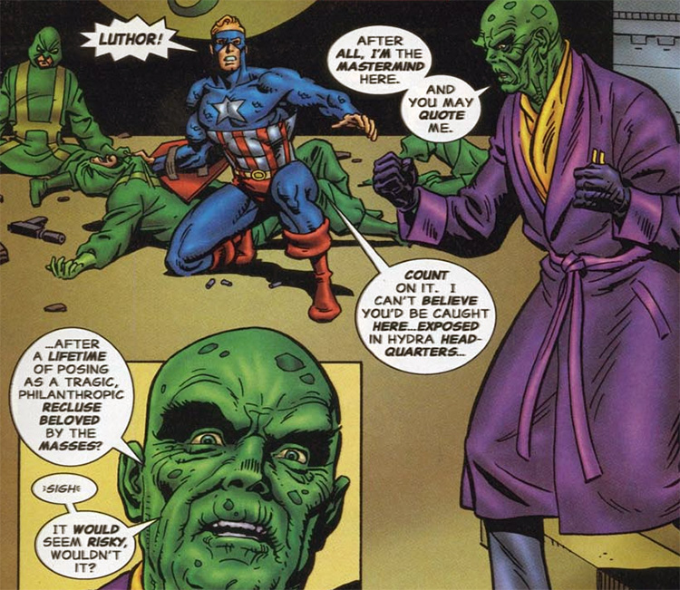 Lex Luthor the Green Skull