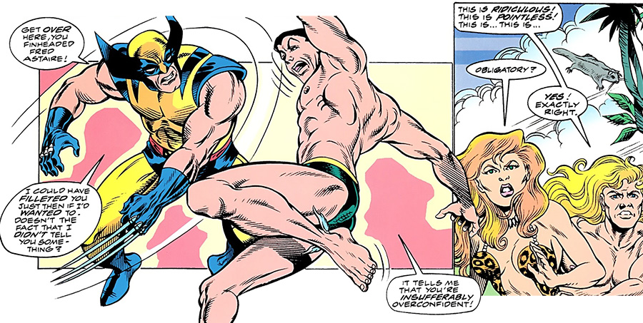 Wolverine vs. Namor the Sub-Mariner